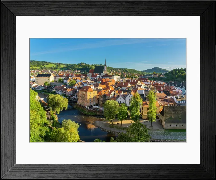Framed Print : Historic center of Cesky Krumlov as seen from The Castle and Chateau, UNESCO World Heritage Site, Cesky Krumlov, South Bohemian Region, Czech Republic (Czechia), Europe Framed Print : Historic center of Cesky Krumlov as seen from The Castle and Chateau, UNESCO World Heritage Site, Cesky Krumlov, South Bohemian Region, Czech Republic (Czechia), Europe