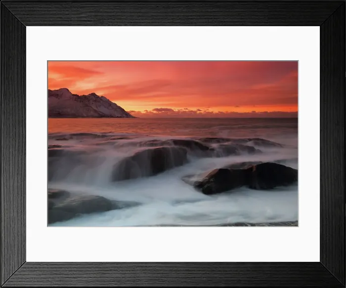 Framed Print : Sunset, Tungeneset, Senja, Troms og Finnmark, north west Norway, Scandinavia, Europe Framed Print : Sunset, Tungeneset, Senja, Troms og Finnmark, north west Norway, Scandinavia, Europe