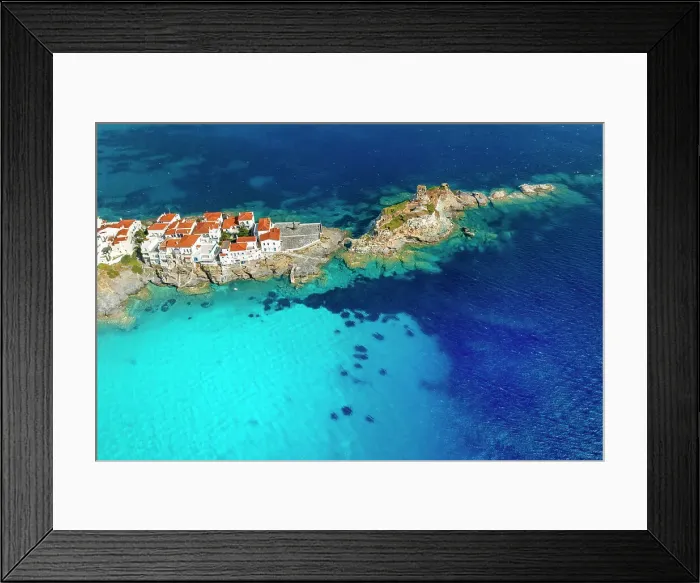 Framed Print : Aerial drone view of iconic and picturesque Andros (Chora) Andros Island, Cyclades, Greek Islands, Greece, Europe Framed Print : Aerial drone view of iconic and picturesque Andros (Chora) Andros Island, Cyclades, Greek Islands, Greece, Europe