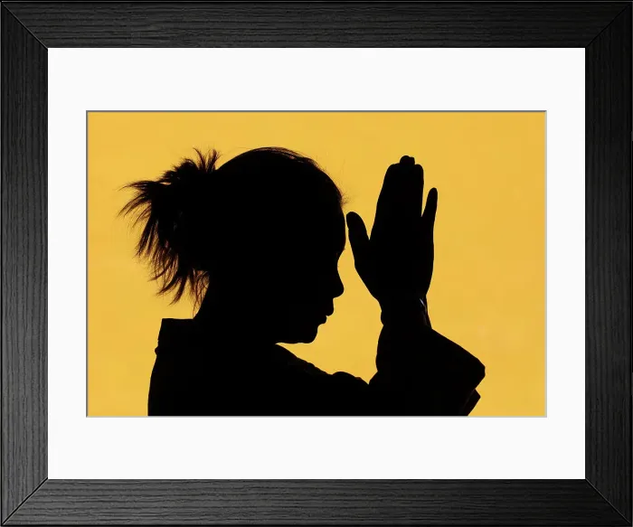 Framed Print : Silhouette of woman praying in temple Faith and spirituality concept, Vietnam, Indochina, Southeast Asia, Asia Framed Print : Silhouette of woman praying in temple Faith and spirituality concept, Vietnam, Indochina, Southeast Asia, Asia