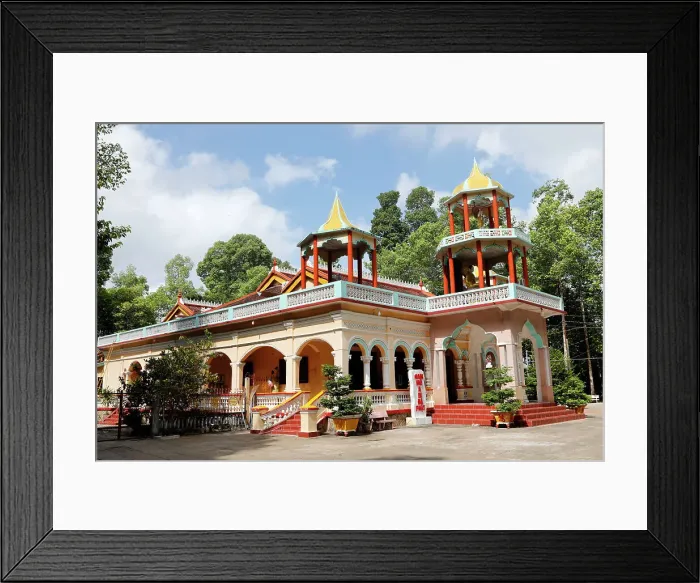 Framed Print : Rong Thanh Buddhist Temple, Tan Chau, Vietnam, Indochina, Southeast Asia, Asia Framed Print : Rong Thanh Buddhist Temple, Tan Chau, Vietnam, Indochina, Southeast Asia, Asia