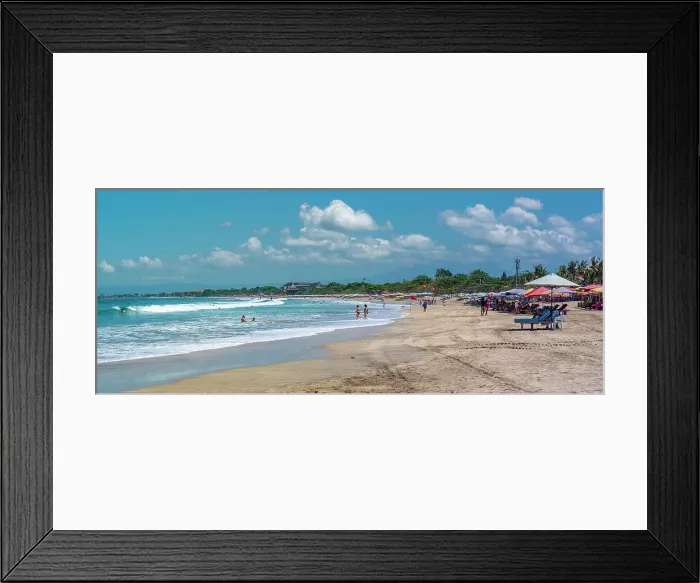 Framed Print : View of sunshades on sunny morning on Kuta Beach, Kuta, Bali, Indonesia, South East Asia, Asia Framed Print : View of sunshades on sunny morning on Kuta Beach, Kuta, Bali, Indonesia, South East Asia, Asia
