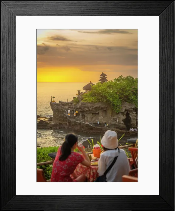 Framed Print : Tourists at Tanah Lot, traditional Balinese temple at sunset, Beraban, Kediri, Tabanan Regency, Bali, Indonesia, South East Asia, Asia Framed Print : Tourists at Tanah Lot, traditional Balinese temple at sunset, Beraban, Kediri, Tabanan Regency, Bali, Indonesia, South East Asia, Asia
