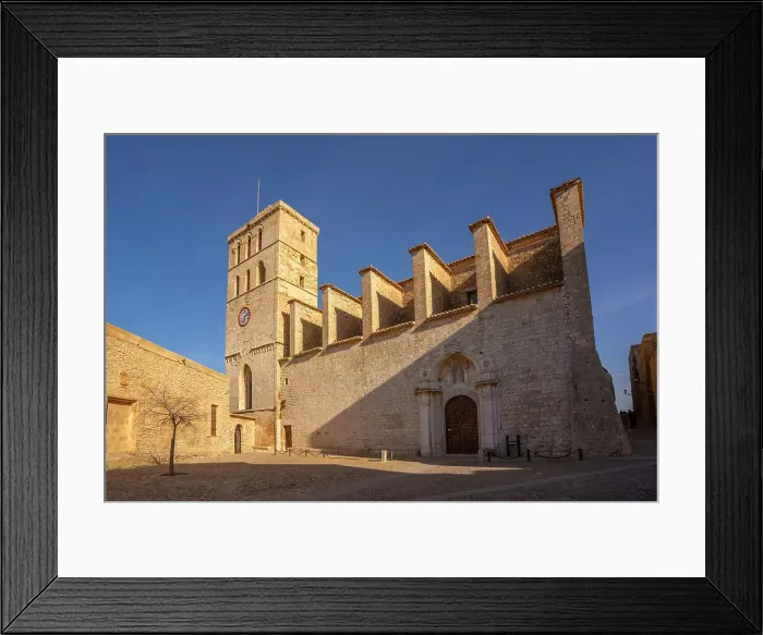 Framed Print : View of Cathedral, UNESCO World Heritage Site, Ibiza Town, Eivissa, Balearic Islands, Spain, Mediterranean, Europe Framed Print : View of Cathedral, UNESCO World Heritage Site, Ibiza Town, Eivissa, Balearic Islands, Spain, Mediterranean, Europe