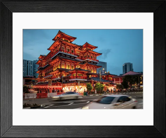 Framed Print : Exterior of Buddha Tooth Relic Temple, Chinatown, Central Area, Singapore, Southeast Asia, Asia Framed Print : Exterior of Buddha Tooth Relic Temple, Chinatown, Central Area, Singapore, Southeast Asia, Asia