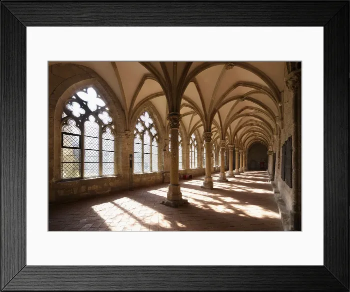 Framed Print : Cloister in the Imperial Walkenried Cistercian Abbey, Walkenried, Harz, Lower-Saxony, Germany, Europe Framed Print : Cloister in the Imperial Walkenried Cistercian Abbey, Walkenried, Harz, Lower-Saxony, Germany, Europe