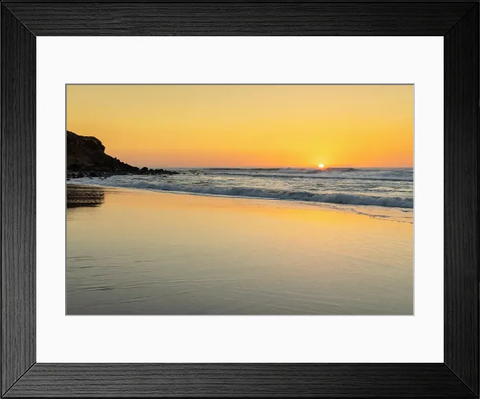 Framed Print : Sunset at Playa del Castillo, El Cotillo, Fuerteventura, Canary Islands, Spain, Atlantic, Europe Framed Print : Sunset at Playa del Castillo, El Cotillo, Fuerteventura, Canary Islands, Spain, Atlantic, Europe