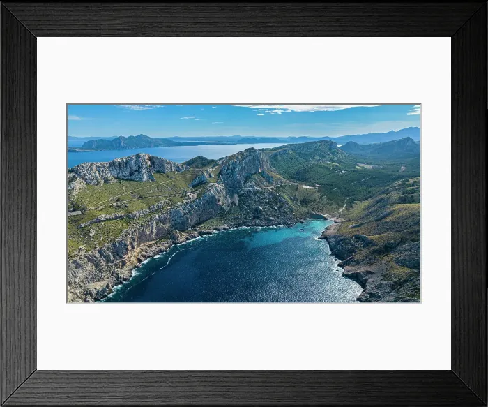 Framed Print : Aerial of the Formentor peninsula, Mallorca, Balearic Islands, Spain, Mediterranean, Europe Framed Print : Aerial of the Formentor peninsula, Mallorca, Balearic Islands, Spain, Mediterranean, Europe