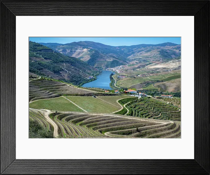 Framed Print : View over the Wine Region of the Douro River, UNESCO World Heritage Site, Portugal, Europe Framed Print : View over the Wine Region of the Douro River, UNESCO World Heritage Site, Portugal, Europe