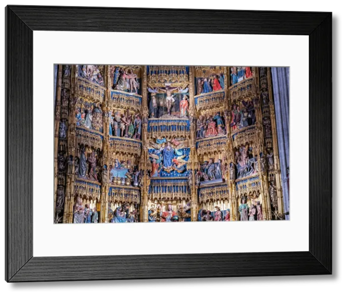 Framed Print : Interior of the Cathedral of San Salvador, Oviedo, UNESCO World Heritage Site, Asturias, Spain, Europe Framed Print : Interior of the Cathedral of San Salvador, Oviedo, UNESCO World Heritage Site, Asturias, Spain, Europe