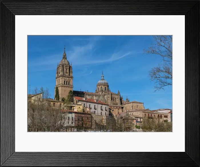 Framed Print : Town view from the Roman bridge, Salamanca, UNESCO World Heritage Site, Castile and Leon, Spain, Europe Framed Print : Town view from the Roman bridge, Salamanca, UNESCO World Heritage Site, Castile and Leon, Spain, Europe