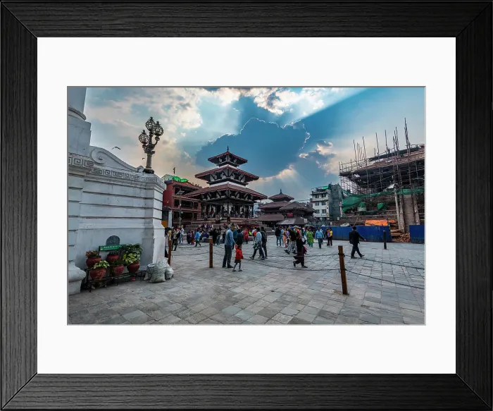 Framed Print : Temples, Durbar Square, UNESCO World Heritage Site, Kathmandu, Nepal, Asia Framed Print : Temples, Durbar Square, UNESCO World Heritage Site, Kathmandu, Nepal, Asia