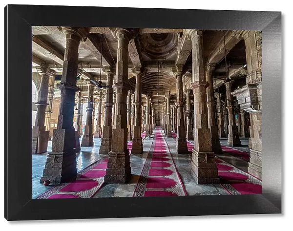 Jama Mosque, UNESCO World Heritage Site, Ahmedabad, Gujarat, India, Asia