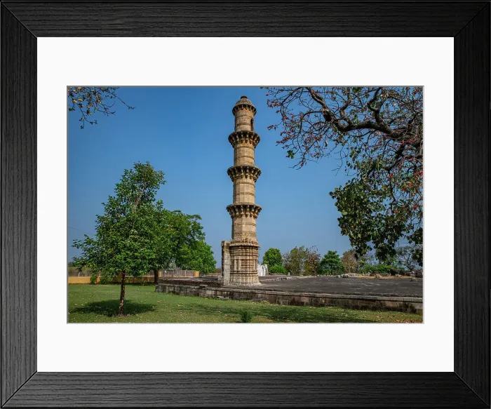 Framed Print : Ek Minar Ki Masjid, Champaner-Pavagadh Archaeological Park, UNESCO World Heritage Site, Gujarat, India, Asia Framed Print : Ek Minar Ki Masjid, Champaner-Pavagadh Archaeological Park, UNESCO World Heritage Site, Gujarat, India, Asia