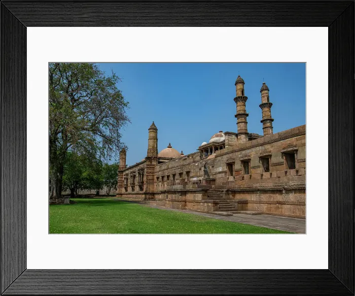 Framed Print : Jami Mosque, Champaner-Pavagadh Archaeological Park, UNESCO World Heritage Site, Gujarat, India, Asia Framed Print : Jami Mosque, Champaner-Pavagadh Archaeological Park, UNESCO World Heritage Site, Gujarat, India, Asia