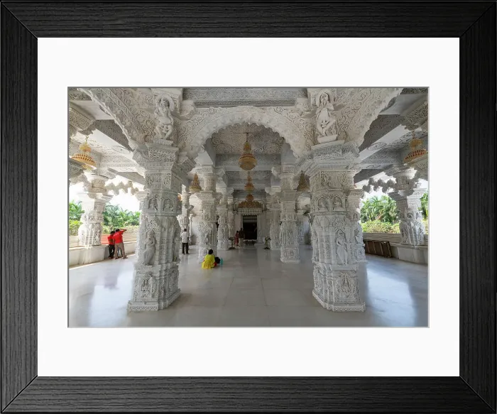 Framed Print : Marble built Dharamshala Manilaxmi Tirth Jain temple, Gujarat, India, Asia Framed Print : Marble built Dharamshala Manilaxmi Tirth Jain temple, Gujarat, India, Asia