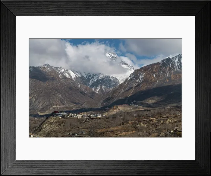 Framed Print : Muktinath valley, Kingdom of Mustang, Himalayas, Nepal, Asia