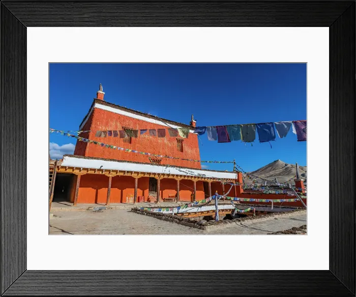 Framed Print : Lo Manthang Monastery, Kingdom of Mustang, Himalayas, Nepal, Asia Framed Print : Lo Manthang Monastery, Kingdom of Mustang, Himalayas, Nepal, Asia