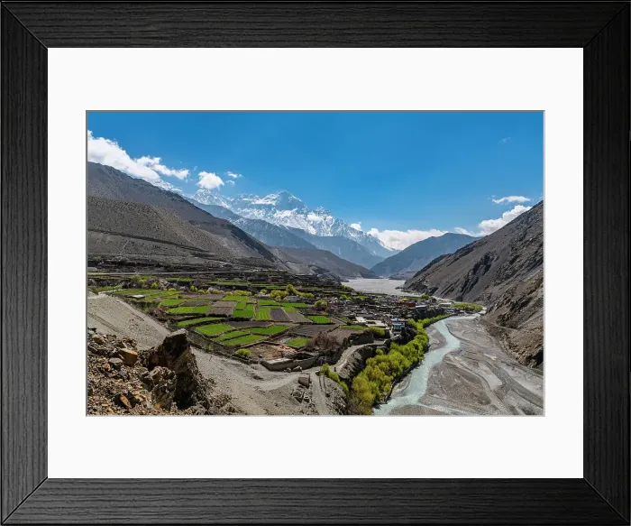 Framed Print : Kagbeni village, Kingdom of Mustang, Himalayas, Nepal, Asia Framed Print : Kagbeni village, Kingdom of Mustang, Himalayas, Nepal, Asia