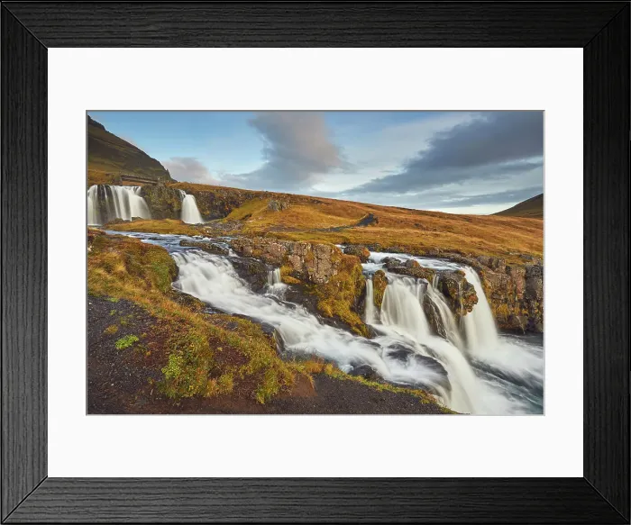 Framed Print : Kirkjufellsfoss Falls, near the port of Grundarfjordur, Snaefellsnes peninsula, western Iceland, Polar Regions Framed Print : Kirkjufellsfoss Falls, near the port of Grundarfjordur, Snaefellsnes peninsula, western Iceland, Polar Regions