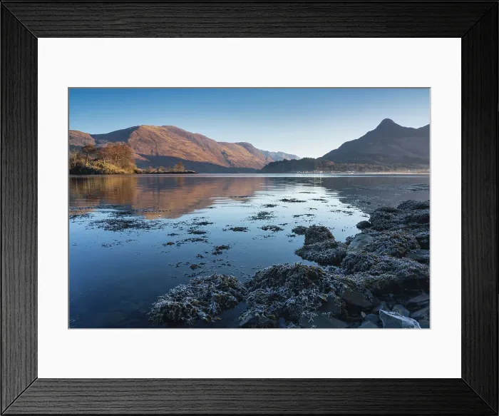 Framed Print : Frosted seaweed along the shore of Loch Leven, Lochaber, Scotland, United Kingdom, Europe Framed Print : Frosted seaweed along the shore of Loch Leven, Lochaber, Scotland, United Kingdom, Europe