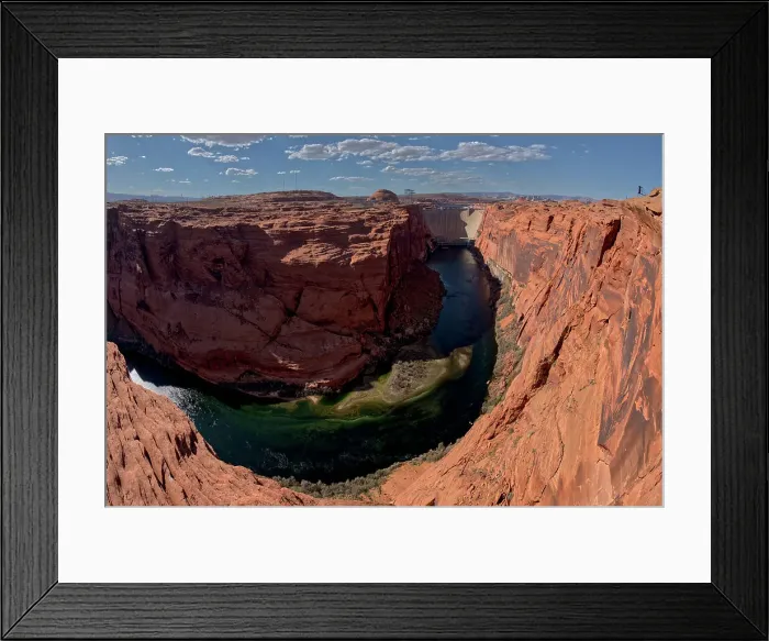 Framed Print : Glen Canyon Dam viewed from main overlook just south of dam, Page, Arizona, United States of America, North America Framed Print : Glen Canyon Dam viewed from main overlook just south of dam, Page, Arizona, United States of America, North America