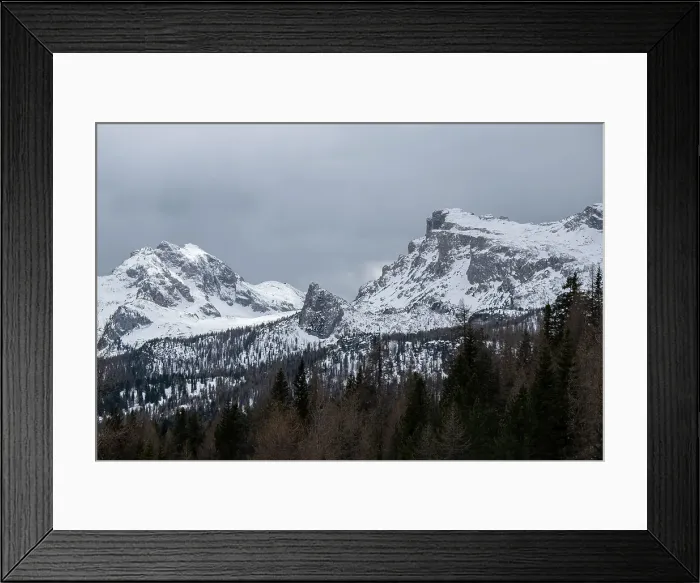 Framed Print : Monte Cernera and Ra Gusela mountains at Passo Giau covered by snow, Dolomites, Belluno, Veneto, Italy, Europe Framed Print : Monte Cernera and Ra Gusela mountains at Passo Giau covered by snow, Dolomites, Belluno, Veneto, Italy, Europe