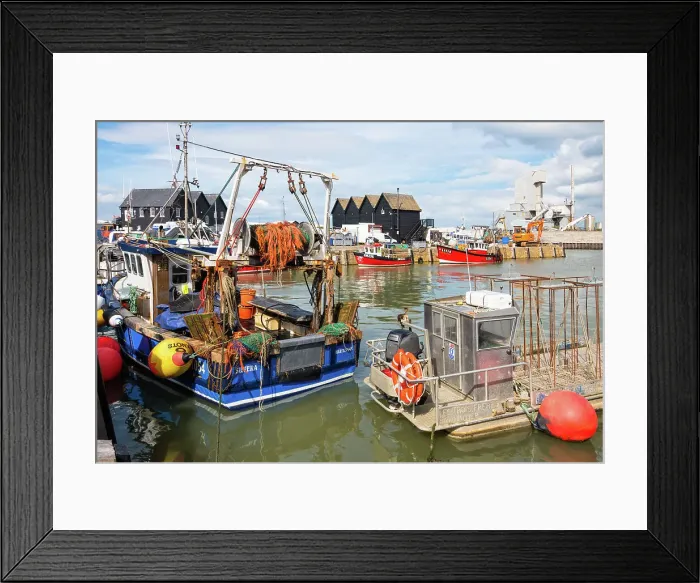 Framed Print : Whitstable harbour, built in 1832, the first harbour in England to be served by a railway, the Crab and Winkle Line, Whitstable, Kent, England, United Kingdom, Europe Framed Print : Whitstable harbour, built in 1832, the first harbour in England to be served by a railway, the Crab and Winkle Line, Whitstable, Kent, England, United Kingdom, Europe