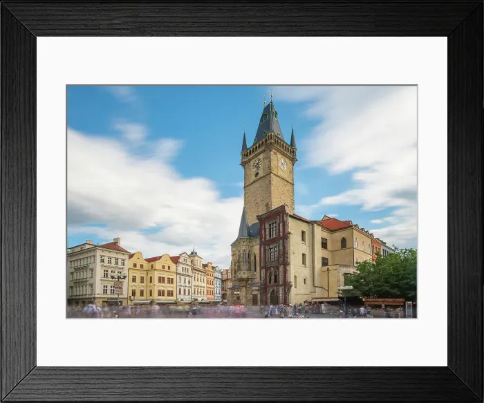 Framed Print : Tourists in motion at Old Town Hall Tower at Old Town Square, UNESCO World Heritage Site, Prague, Bohemia, Czech Republic (Czechia), Europe Framed Print : Tourists in motion at Old Town Hall Tower at Old Town Square, UNESCO World Heritage Site, Prague, Bohemia, Czech Republic (Czechia), Europe