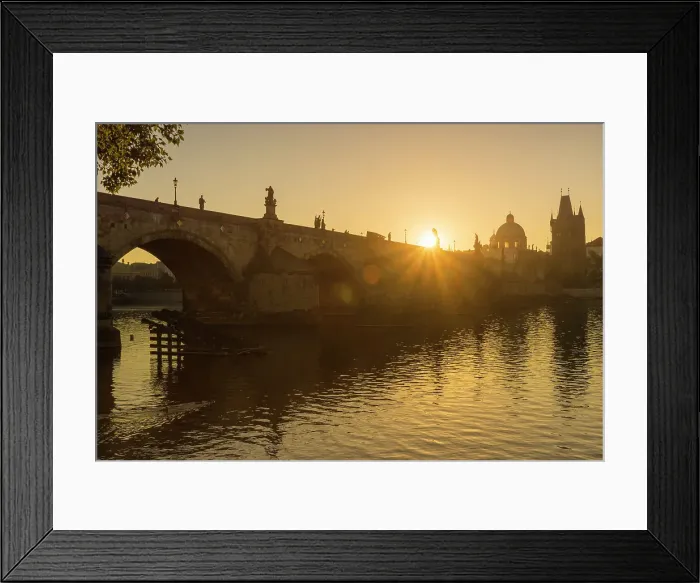 Framed Print : Charles Bridge at sunrise, UNESCO World Heritage Site, Prague, Bohemia, Czech Republic (Czechia), Europe Framed Print : Charles Bridge at sunrise, UNESCO World Heritage Site, Prague, Bohemia, Czech Republic (Czechia), Europe