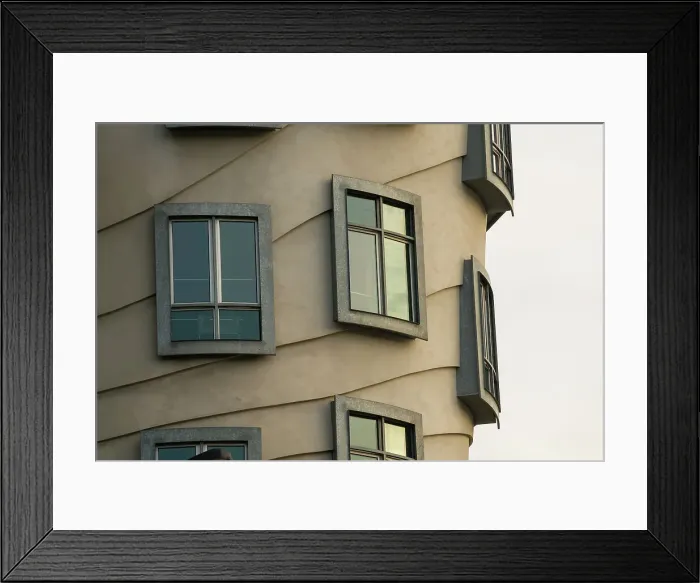 Framed Print : Detail of windows of Dancing House (Fred and Ginger House), Prague, Bohemia, Czech Republic (Czechia), Europe Framed Print : Detail of windows of Dancing House (Fred and Ginger House), Prague, Bohemia, Czech Republic (Czechia), Europe