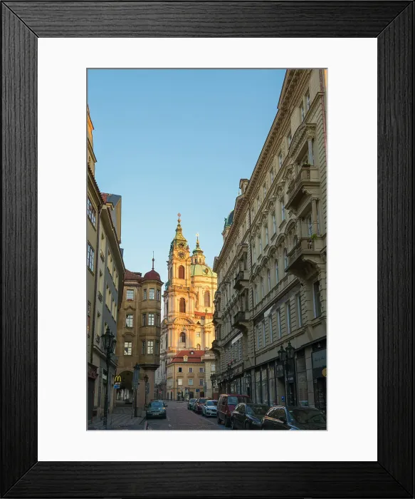 Framed Print : Illuminated St. Nicholas Church at sunrise, Mala Strana, UNESCO World Heritage Site, Prague, Bohemia, Czech Republic (Czechia), Europe Framed Print : Illuminated St. Nicholas Church at sunrise, Mala Strana, UNESCO World Heritage Site, Prague, Bohemia, Czech Republic (Czechia), Europe