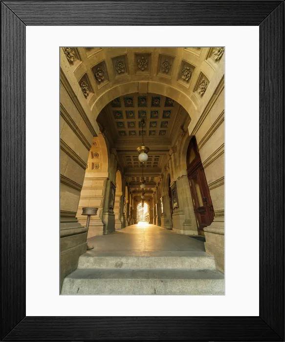 Framed Print : Arcade at National Theatre, Prague, Czech Republic (Czechia), Europe