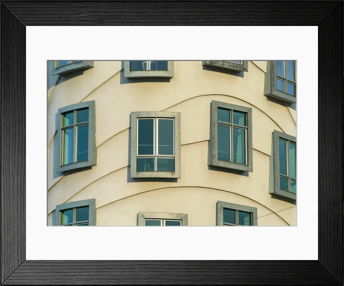 Framed Print : Detail of windows of Dancing House (Fred and Ginger), Prague, Bohemia, Czech Republic (Czechia), Europe Framed Print : Detail of windows of Dancing House (Fred and Ginger), Prague, Bohemia, Czech Republic (Czechia), Europe