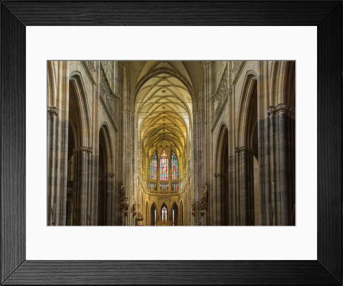 Framed Print : Interior of St. Vitus Cathedral, UNESCO World Heritage Site, Prague, Bohemia, Czech Republic (Czechia), Europe Framed Print : Interior of St. Vitus Cathedral, UNESCO World Heritage Site, Prague, Bohemia, Czech Republic (Czechia), Europe