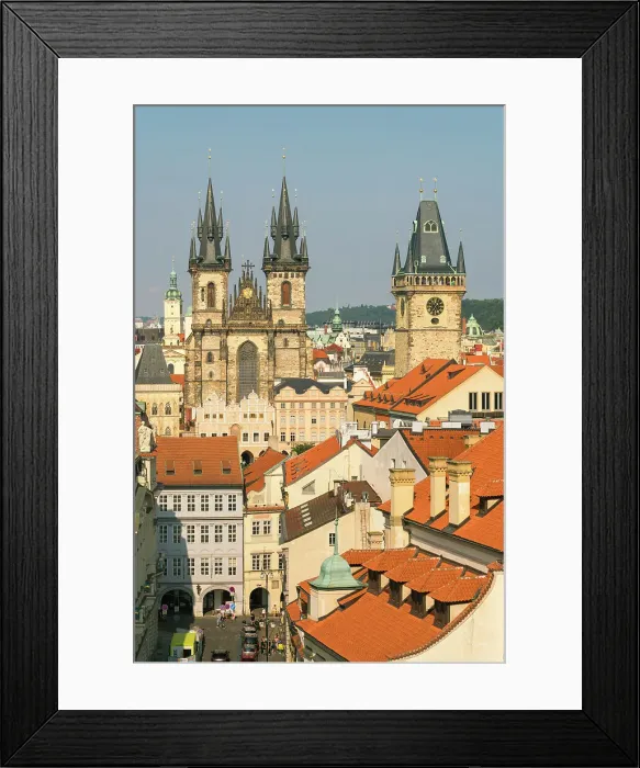Framed Print : Old Town Hall Tower and Church of Our Lady Before Tyn, UNESCO World Heritage Site, Prague, Bohemia, Czech Republic (Czechia), Europe Framed Print : Old Town Hall Tower and Church of Our Lady Before Tyn, UNESCO World Heritage Site, Prague, Bohemia, Czech Republic (Czechia), Europe