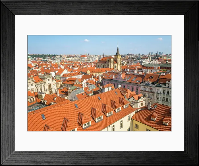 Framed Print : St. Giles Church (sv. Jilji) and red roofs of building in Old Town, UNESCO World Heritage Site, Prague, Czech Republic (Czecbia), Europe Framed Print : St. Giles Church (sv. Jilji) and red roofs of building in Old Town, UNESCO World Heritage Site, Prague, Czech Republic (Czecbia), Europe