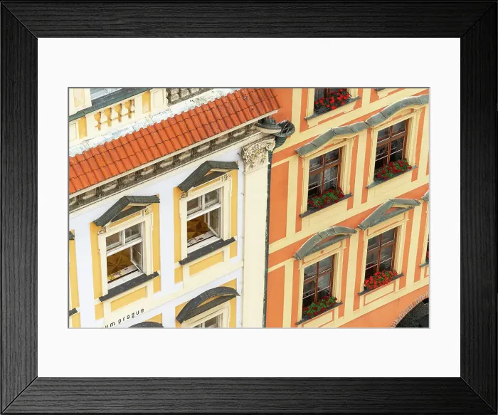 Framed Print : Detail of facades of houses at Old Town Square, Old Town, UNESCO World Heritage Site, Prague, Bohemia, Czech Republic (Czechia), Europe Framed Print : Detail of facades of houses at Old Town Square, Old Town, UNESCO World Heritage Site, Prague, Bohemia, Czech Republic (Czechia), Europe