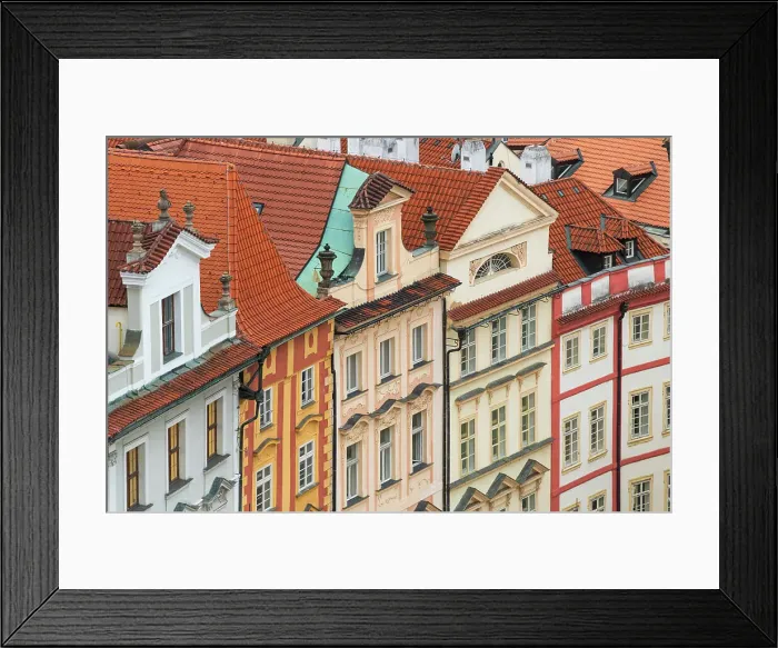 Framed Print : Detail of facades of houses near Old Town Square, Old Town, UNESCO World Heritage Site, Prague, Bohemia, Czech Republic (Czechia), Europe Framed Print : Detail of facades of houses near Old Town Square, Old Town, UNESCO World Heritage Site, Prague, Bohemia, Czech Republic (Czechia), Europe