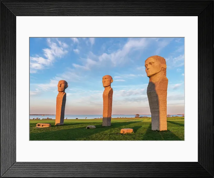 Framed Print : Dodekalitten at sunset, Lolland island, Zealand region, Denmark, Europe Framed Print : Dodekalitten at sunset, Lolland island, Zealand region, Denmark, Europe