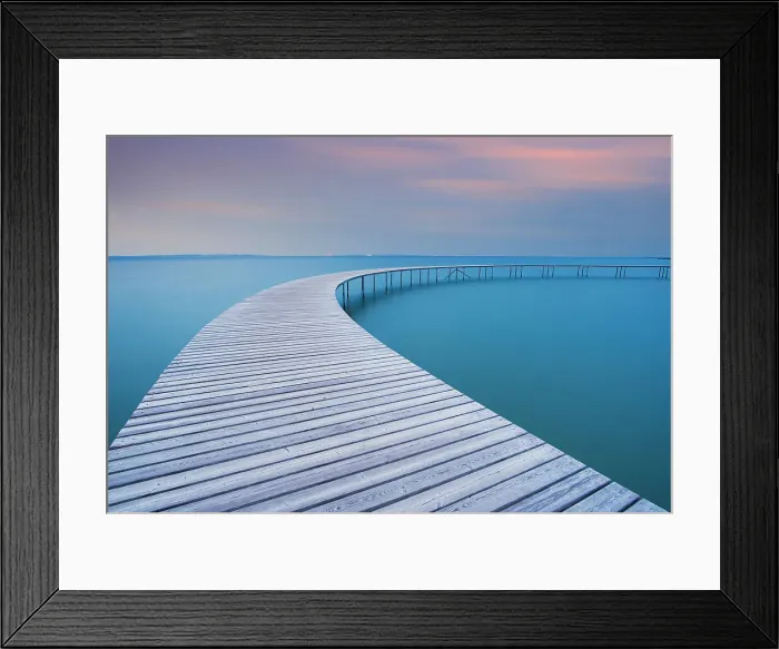Framed Print : The circle shaped wooden bridge (Infinity Bridge) at dusk, Aarhus, Jutland region, Denmark, Europe Framed Print : The circle shaped wooden bridge (Infinity Bridge) at dusk, Aarhus, Jutland region, Denmark, Europe