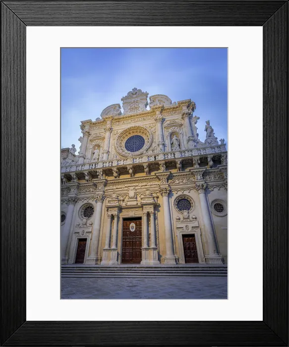 Framed Print : Baroque facade of Basilica di Santa Croce, Lecce, Puglia, Italy, Europe Framed Print : Baroque facade of Basilica di Santa Croce, Lecce, Puglia, Italy, Europe
