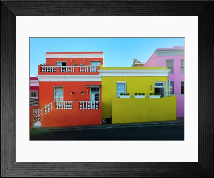 Framed Print : Bo-Kaap, Historical colorful center of Cape Malay culture, Cape Town, South Africa, Africa Framed Print : Bo-Kaap, Historical colorful center of Cape Malay culture, Cape Town, South Africa, Africa