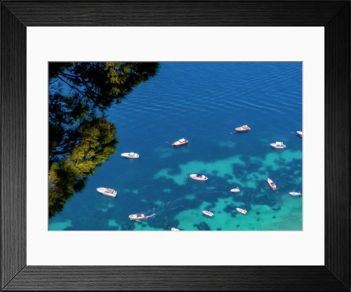 Framed Print : The Coastline of the island of Capri, Campania, Italy, Europe Framed Print : The Coastline of the island of Capri, Campania, Italy, Europe