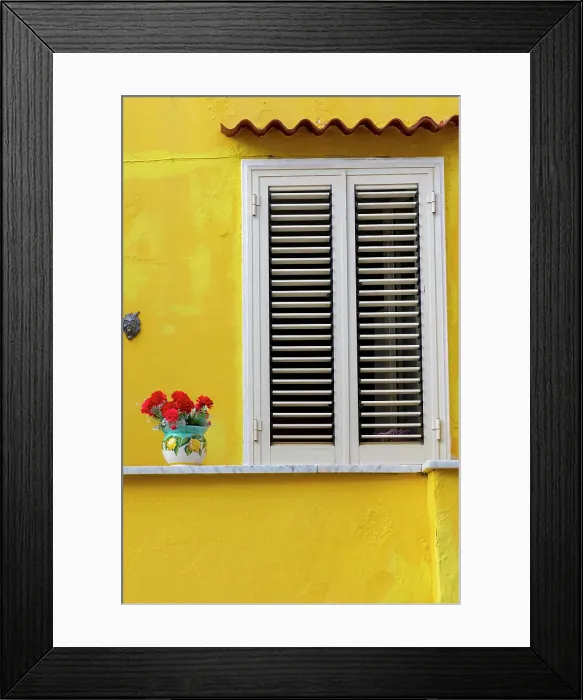 Framed Print : House Exterior, Procida, Flegrean Islands, Campania, Italy, Europe Framed Print : House Exterior, Procida, Flegrean Islands, Campania, Italy, Europe