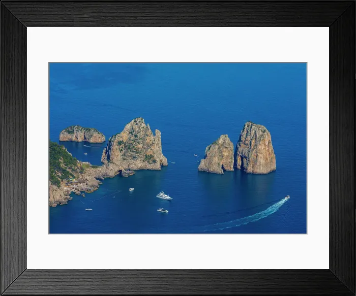 Framed Print : Faraglioni, Island of Capri, Campania, Italy, Europe Framed Print : Faraglioni, Island of Capri, Campania, Italy, Europe