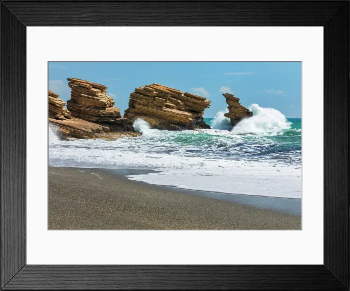 Framed Print : Beach of Triopetra, Akoumia, Rethymno, Crete, Greek Islands, Greece, Europe Framed Print : Beach of Triopetra, Akoumia, Rethymno, Crete, Greek Islands, Greece, Europe