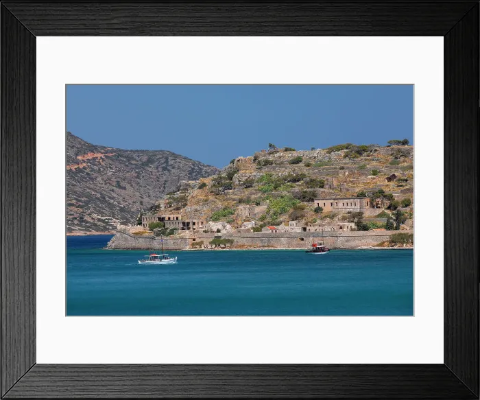 Framed Print : Spinalonga Island, Elounda, Mirabello Gulf, Lasithi, Crete, Greek Islands, Greece, Europe Framed Print : Spinalonga Island, Elounda, Mirabello Gulf, Lasithi, Crete, Greek Islands, Greece, Europe