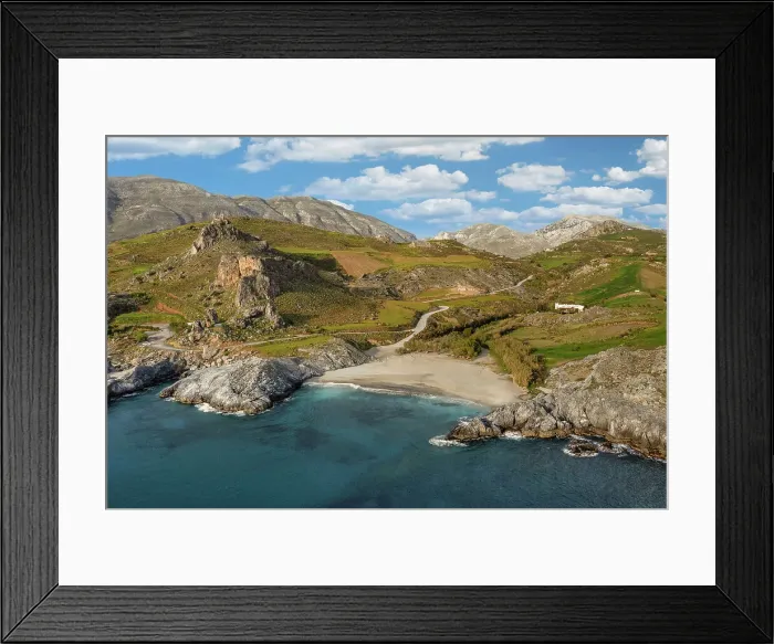 Framed Print : Ammoudi Beach, Plakias, Rethymno; Crete, Greek Islands, Greece, Europe Framed Print : Ammoudi Beach, Plakias, Rethymno; Crete, Greek Islands, Greece, Europe