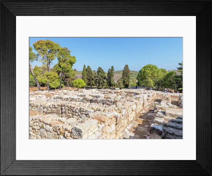 Framed Print : Ancient city of Knossos, Iraklion, Crete, Greek Islands, Greece, Europe Framed Print : Ancient city of Knossos, Iraklion, Crete, Greek Islands, Greece, Europe